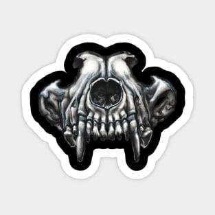 Wolf Skull Sticker